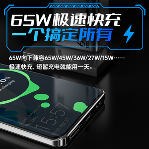 Cargador GaN Basemo de 65W con 3 puertos de carga rápida para Huawei y Apple - Product Image 3