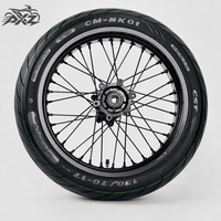 17 Zoll CNC Aluminium Supermoto Radsatz für Surron Ultra Bee Hochleistungs-Elektro-Bike Felgen Reifen Set für Ganzjahresfahrten