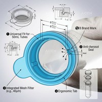 Tamis en nylon stérile jetable de cellules de filtres de laboratoire de 40um 70um 100um emballé individuellement
