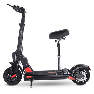 Trottinette électrique pliable pour adultes avec siège, pneus larges, entrepôt UE - Product Image 2