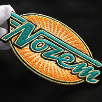 Patch brodé personnalisé à repasser pour vêtements, patch brodé pour chapeau, étiquette à crochets et boucles, patch en tissu sergé personnalisé à coudre