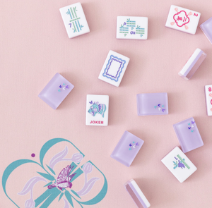 Juego de Mahjong acrílico americano personalizado viaje Mahjong Singapur Mahjong Rummy juego conjunto - Product Image 2