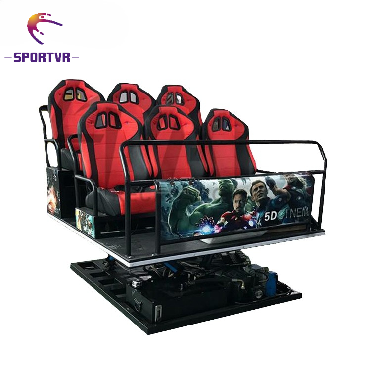 Hot Sal SportVR taman hiburan 7d 9d peralatan bioskop standar VR Cinema 5d Simulator teater 5d