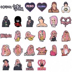 Abalorios de zapatos de zuecos de Pluma Peso encantos de diseñador personalizados para niños <span class=keywords><strong>Karol</strong></span> <span class=keywords><strong>G</strong></span> Clog - Product Image 2