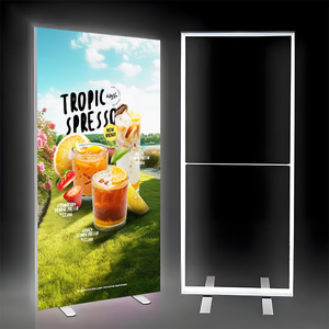 Foldable Pop up Backlit Backdrop Poster Stand SEG Frameless Fabric <strong>LED</strong> <strong>Light</strong> <strong>Box</strong> Backlight Advertising Seg <strong>Light</strong> <strong>Box</strong> - Product Image 2