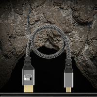 0,3 M-7,5 M 4K 60Hz 3D para HDMI 48Gbps Nylon 2,1 HDR Cable para Laptop Macbook Desktop HDTV Proyector PVC Jacket 5mm Outer Home