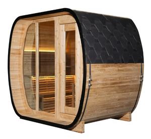 HELIUS Sauna à vapeur extérieur en bois massif populaire avec <span class=keywords><strong>dressing</strong></span> <span class=keywords><strong>pour</strong></span> <span class=keywords><strong>2</strong></span> <span class=keywords><strong>personnes</strong></span> Sauna romantique à domicile privé - Product Image 3