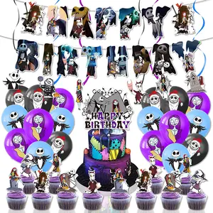 The Nightmare Before Christmas Party Supplies Kit Air Globos Create a Halloween Party to Remember Spine-Chilling Selection X0497