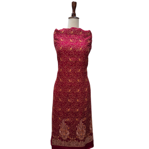 Ensemble de broderie machine traditionnelle pour femme, 3 pièces, avec surpiqûres décoratives, textile haut de gamme, vente en gros personnalisée, usine OEM ODM - Product Image 6