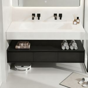 Grand lavabo intégré à fente unique pratique personnalisé lavabo <span class=keywords><strong>en</strong></span> <span class=keywords><strong>pierre</strong></span> artificielle <span class=keywords><strong>en</strong></span> acrylique - Product Image 1