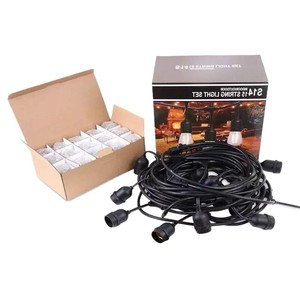 Led Light <b>Strings</b> E26 E27 Ip65 Waterproof Outdoor <b>Garden</b> Lighting Plastic Body Ce Certified - Product Image 5