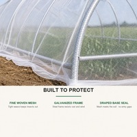 Robuust 15x15mm anti-vogelnet 100% virgin HDPE UV-bestendig geweven voor citrusboomgaard, fruitboomgaard, wijngaard, bosbessen