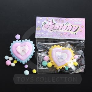 थोक रंगीन tpr kawai mochi squisy दिल खिलौने संवेदी निचोड़ें दिल क्रिसमस की शैली लड़कियों के लिए स्ट्रेची खिलौना - Product Image 2