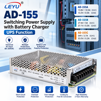 Alimentation industrielle de charge de batterie 155W 13.8V 27.6V avec fonction UPS pour équipement de communication
