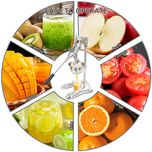 Thép không gỉ Hướng dẫn sử dụng máy ép trái cây JC-3, đơn giản và dễ dàng để hoạt động, một Báo Chí ra khỏi nước trái cây, làm nước cam, tiết kiệm chi phí - Product Image 5