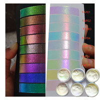 Poudre de pigment irisée arc-en-ciel de haute qualité MCESS, effet bonbon, pigment licorne, poudre chromée miroir néon