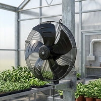Ventilateur axial puissant de 550 mm pour l'échange d'air dans les serres et les environnements industriels