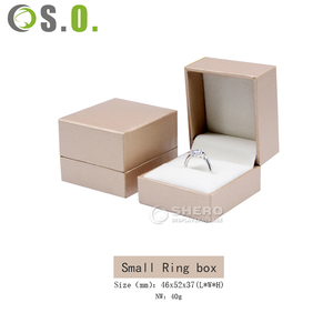 Boîte en carton en cuir PU de luxe personnalisée avec logo pour bague, pendentif, bracelet, collier, boîtes à bijoux - Product Image 6