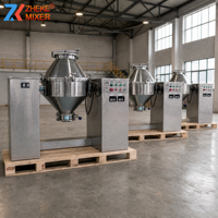 Mélangeur de poudre en acier inoxydable de qualité alimentaire, conception à tambour ouvert, nettoyage sanitaire rapide pour le mélange de poudres sèches