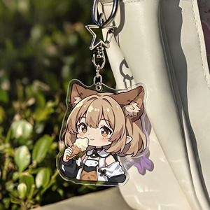 Cute Cartoon <b>Plastic</b> Keychain Clear Pendant Bag Charm Custom Anime Style <b>Plastic</b> <b>Key</b> <b>Ring</b> Souvenir Gift - Product Image 1
