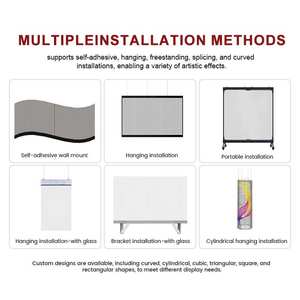 Pantalla LED Flexible P4 P6 P8 P10, Pantalla LED <span class=keywords><strong>de</strong></span> Pared <span class=keywords><strong>de</strong></span> <span class=keywords><strong>Vidrio</strong></span>, Pantalla LED Delgada, Pantalla LED Transparente Adhesiva para <span class=keywords><strong>Vidrio</strong></span> - Product Image 4