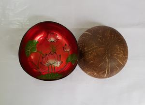 Bols en noix de coco polis multicolores écologiques et minimalistes, design nouveau et abordable pour la vaisselle de cuisine à domicile, Vietnam - Product Image 3