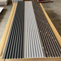 Panneaux composites WPC de haute résistance et de haute qualité, résistants à l'humidité, panneaux muraux WPC modernes avec grain de bois et de marbre