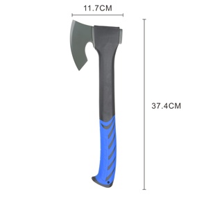 Hache Viking <span class=keywords><strong>de</strong></span> camping d'extérieur <span class=keywords><strong>de</strong></span> 14 pouces avec manche en fibre <span class=keywords><strong>de</strong></span> verre pour couper - Product Image 2
