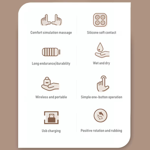 Fournisseur de produits de massage en Chine, masseur de tête Shiatsu pas cher, 4 têtes en silicone, spa relaxant, masseur de cuir chevelu pour la croissance des cheveux - Product Image 5