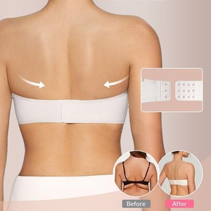 Soutiens-gorge sans bretelles pour femmes, grandes tailles, sans coutures, haute maintien, invisibles, antidérapants, pour robes de mariée et la danse - Product Image 2