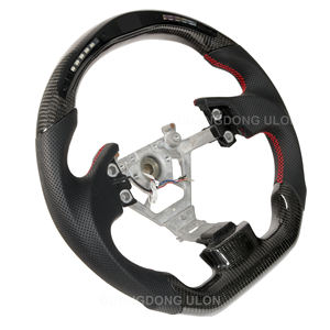 Roda kemudi serat karbon asli, dengan LED cocok untuk NISSAN <span class=keywords><strong>350Z</strong></span> 2003-2006 kualitas tinggi pabrik roda kemudi OEM - Product Image 3