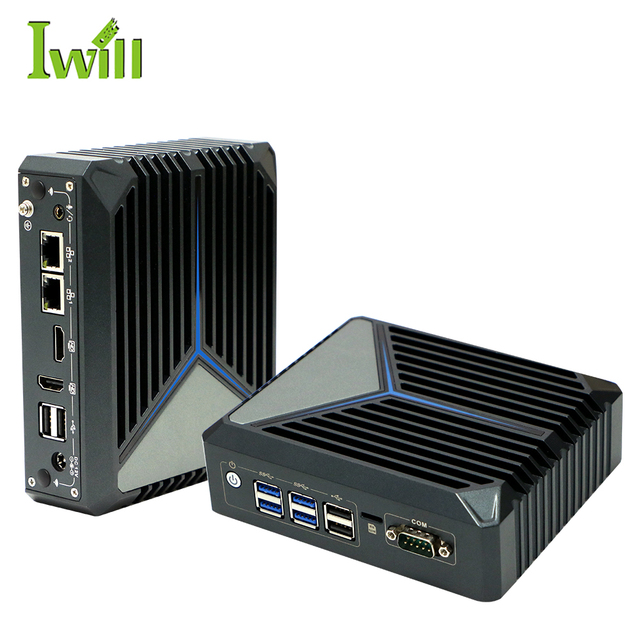 Office Small Computer Pc J6412 Cpu Ddr4 Ram M.2 Ssd Mini Pc for Kiosk Digital Signage