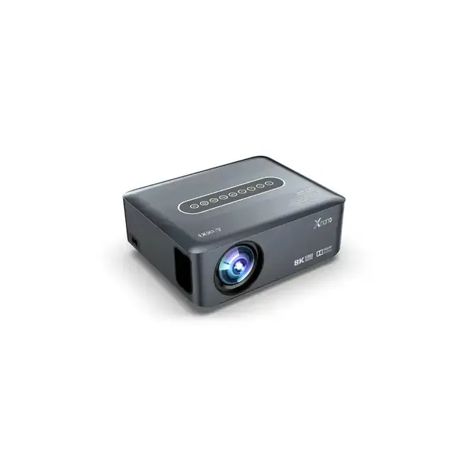 X1 Android 9 8K 4K 1080p Smart LCD Projector with WiFi 1200 Lumens Quad-core Built-in Speakers-Portable Outdoor Movie Projector