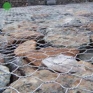 Retaing 10 venta 1*1*3M calidad carta 2x2x1 alambre presa tamaños 4x1x1 metro 100x100x30 Galfan Gabion cesta 90x90 - Product Image 1