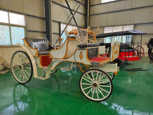Voiture de tourisme électrique vintage de style royal, alimentée par batterie, en fibre de verre, pour excursions et défilés - Product Image 5