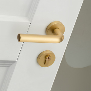 Mei Hong All Copper Lever Door Lock Antique Silver Interior Use Ambidextrous Easy Installation - Product Image 4
