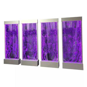 ที่กำหนดเองเปลี่ยนสี LED อะคริลิห้องรับประทานอาหารตกแต่งผนังม่านน้ำ - Product Image 5