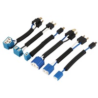 Connecteurs universels mâles et femelles 12V 9005 H11 H7 Halogène H4 LED, rallonge de faisceau de câblage de voiture, adaptateur de douille d'ampoule, connecteur de phare