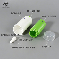 Bouteille en mousse de luxe en plastique de haute qualité 60 ml avec verrouillage gauche-droite et brosse PBT pour emballage de savon liquide et produits nettoyants