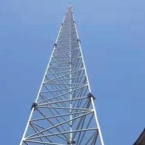 Мачта связи Shenghong 20-50 м, оцинкованная горячим способом, стальная, сертифицированная ISO9001, с молниезащитой для базовых станций - Product Image 2