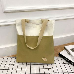 Bolsos de Mano de Lona de Algodón con Asas, Diseño de Moda, Alta Calidad, Logotipo Personalizado, Color Personalizado, Nueva Llegada - Product Image 1