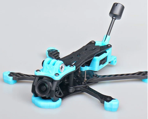 Foxeer 3.5/4 Inch Frame Carbon Fiber 5mm Arm Thickness <b>Drone</b> Frame Kit for RC <b>Racing</b> <b>Drone</b> - Product Image 2