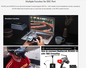 Radiolink rc6gs <span class=keywords><strong>V3</strong></span> Radio bề mặt Transmitter 6 <span class=keywords><strong>V3</strong></span> 7 kênh Dual mix điều khiển 600 mét từ xa cho xe ô tô - Product Image 6