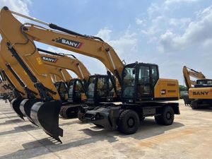 Excavadora de ruedas SANY SY215W usada de alta calidad, 21.5 toneladas, maquinaria para movimiento de tierras con excelentes reseñas, en oferta, con emisiones EPA. - Product Image 4