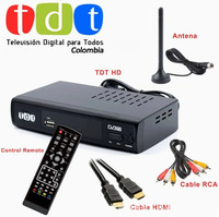 Decodificador TDT HD Quad-core 1920x1080 para Colombia y Panamá, Sudamérica, el Más Vendido, en Stock