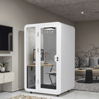 Cabine d'enregistrement acoustique insonorisée, cabine modulaire de bureau, poste de travail à isolation acoustique pour la musique