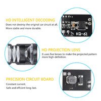 2 pièces, projecteur d'ombre fantôme 3D LED pour porte de voiture, éclairage de courtoisie pour Renault Koleos 2009 2010 2011 2012 2013 2014 2015 2016-2022