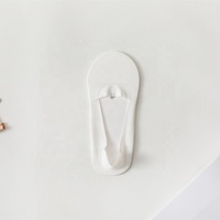 Chaussettes de bateau pour hommes et femmes été soie de glace et chaussettes de bateau invisibles pour femmes grande taille été Silicone chaussettes antidérapantes