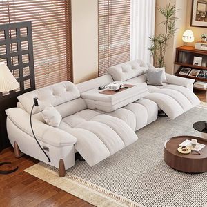 Sofás Reclinables Multifuncionales Inteligentes para el Hogar, Cómodos y Modernos, Estilo Minimalista, BD-RS-1, Ahorro de Espacio, Reclinación a Cero - Product Image 1