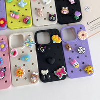 Pour iPhone 16plus Trade Hole Free DIY Dissipation de la chaleur étui pour Apple 16 Pro Max coque de téléphone 14 15 accessoires de couverture d'animaux mignons